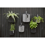 Outdoor Eco-felt plantepotte sort og grå fra Lübech Living - Tinashjem